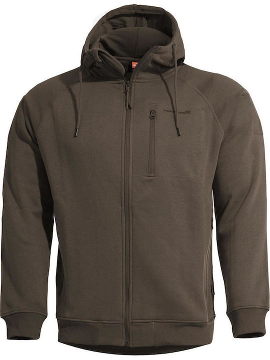 Pentagon Leonidas 2.0 Hunting Cardigan Fleece Brown