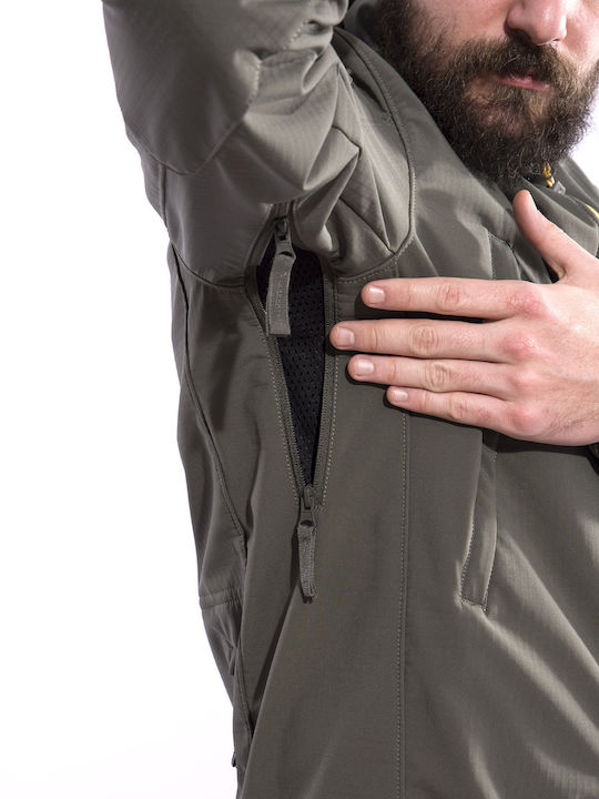 Pentagon Artaxes Αδιάβροχο Κυνηγετικό Μπουφάν Softshell Maroon Red