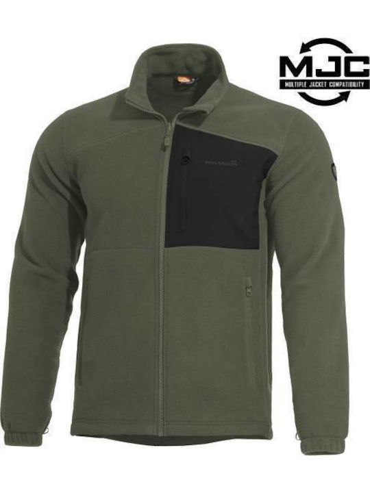 Pentagon Athos 2.0 Hunting Cardigan Fleece Camo Green