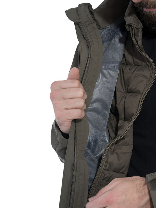 Pentagon Hurricane Jagdjacke Vlies Rot