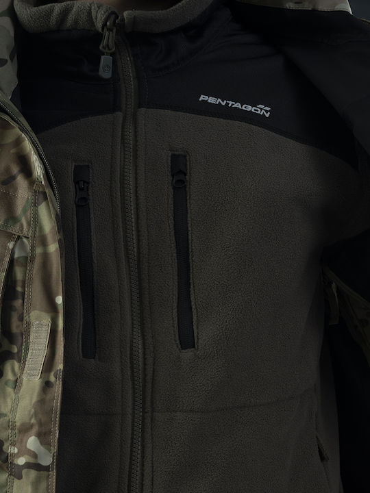 Pentagon Hurricane Jagdjacke Vlies Khaki