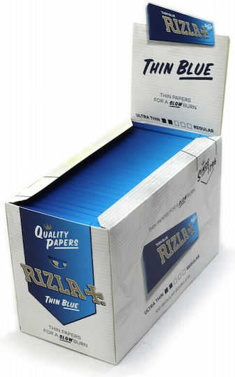 Rizla Thin Blue Zigarettenpapiere 50 Blätter 100Stück