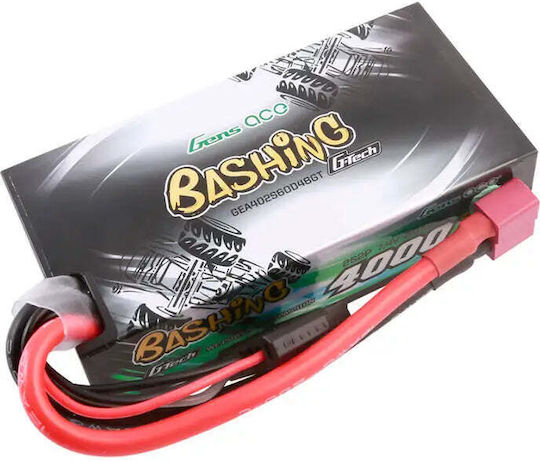 Gens Ace Bashing Μπαταρία Li-Po 7.4V 4000mAh 60C 2S T-Plug για Τηλεκατευθυνόμενο
