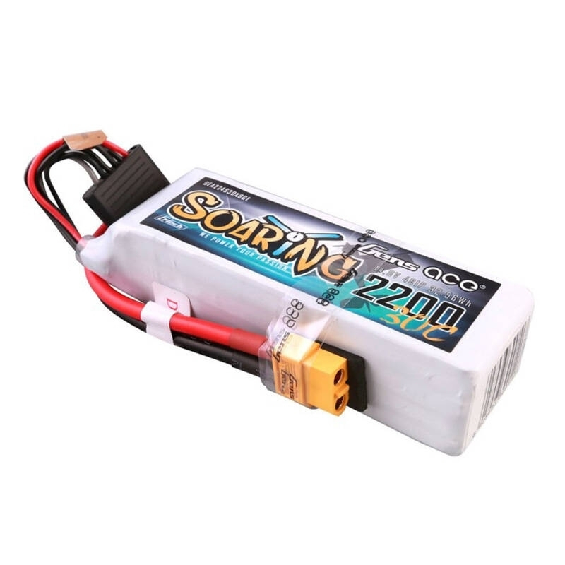 Gens Ace Soaring Baterie Li-Po 14.8V 2200mAh 30C 4S XT60 pentru