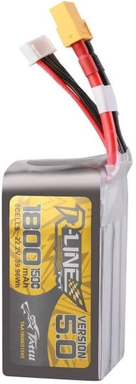 Tattu R-Line V5 Baterie Li-Po 22.2V 1800mAh 150C 6S XT60 pentru Vehicul RC