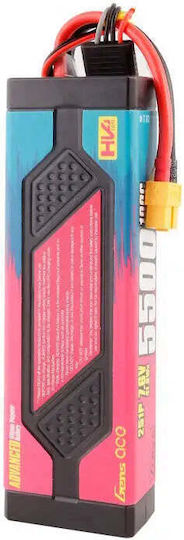 Gens Ace Авансирана Батерия Li-Po 7.6V 5500mAh 100C 2S XT60 за RC Превозно Средство
