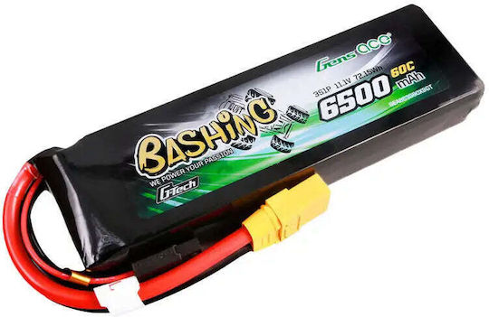 Gens Ace Bashing Μπαταρία Li-Po 11.1V 6500mAh 60C 3S XT60 για Τηλεκατευθυνόμενο