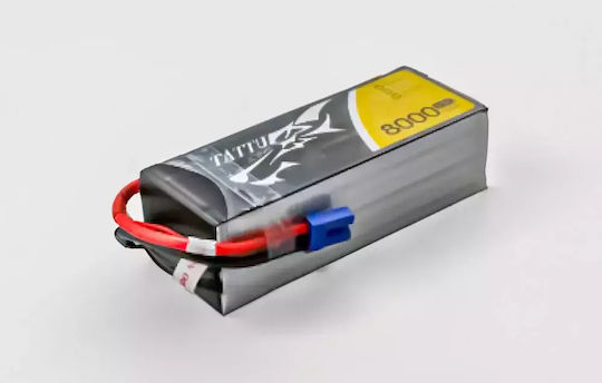 Tattu UAV Classic Li-Po Battery 22.2V 8000mAh 25C 6S EC5 for RC Vehicle