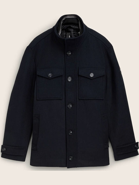 Мъжко палто Dark Blue