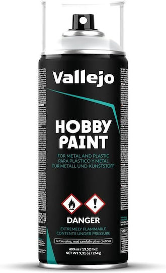 Acrylicos Vallejo Hobby Paint Χρώμα Μοντελισμού σε Spray Grey 264g 400ml