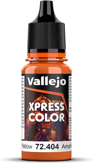 Acrylicos Vallejo Χρώμα Μοντελισμού σε Κίτρινο χρώμα 18ml
