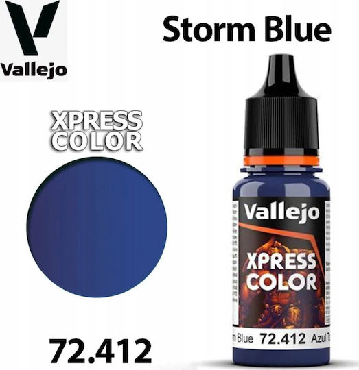 Acrylicos Vallejo Χρώμα Μοντελισμού σε Μπλε χρώμα 18ml