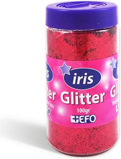 +Efo Iris Goldstaub Glitter Rot 100gr