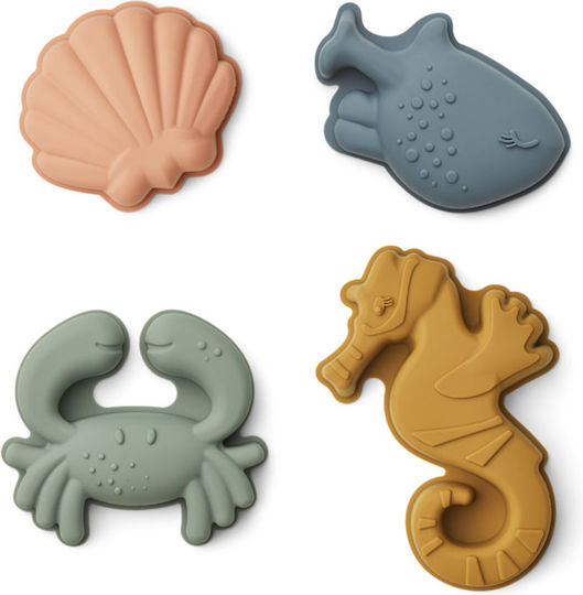 Liewood Sandy Sand Mold made of Silicone 4pcs