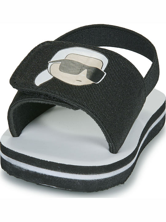 Kids' Flip Flops Slides Black So Cute