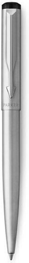 Parker Vector Pen Set Rollerball/Ballpoint Medium made of Steel Gray in a case