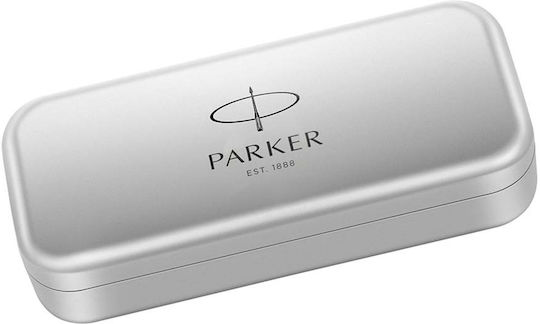 Parker Vector Pen Set Rollerball/Ballpoint Medium made of Steel Gray in a case