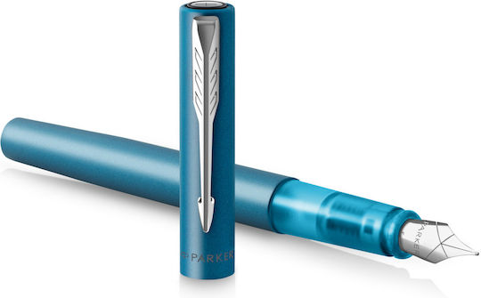 Parker Vector Xl Pen Set made of Steel Blue (in a paper cassette)