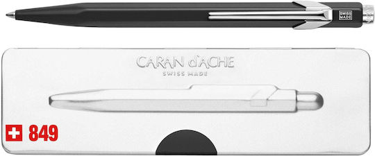 Caran D'ache Pen Set Ballpoint Medium Black in a case