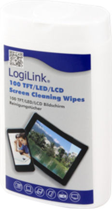 LogiLink Bildschirmreiniger Reinigungstücher TFT LCD & Plasma 100 Stück
