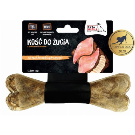 Syta Micha Knochen für Welpen aus Kaninchen Groß 13.5cm 70gr
