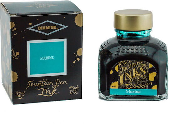 Diamine Replacement Ink for Fountain Pen Turquoise 80ml