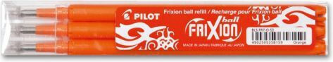 Pilot Frixion 3 Replacement & Pen Inks for Orange Pen
