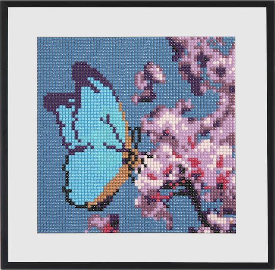 Конструктивен комплект Grafix Рисуване с диаманти Пеперуда 20x20cm