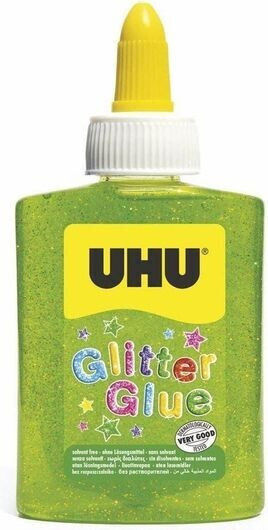 Uhu Glitter Glue 177ml Lime 9000091