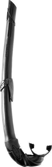 CressiSub Corsica Snorkel Black with Silicone Mouthpiece