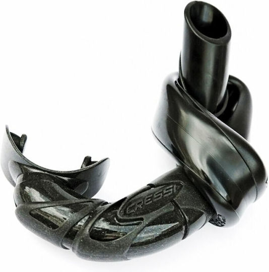 CressiSub Corsica Snorkel Black with Silicone Mouthpiece