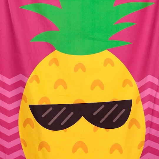 Puckator Pineapple Kinder-Strandtuch Beige 180x85cm