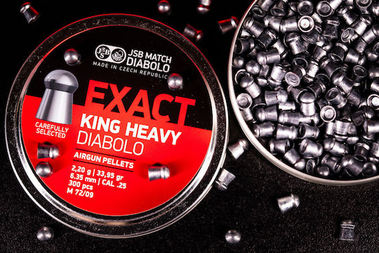 JSB Match Diabolo Exact King Heavy Пелети Аерогън 6.35mm 150pcs