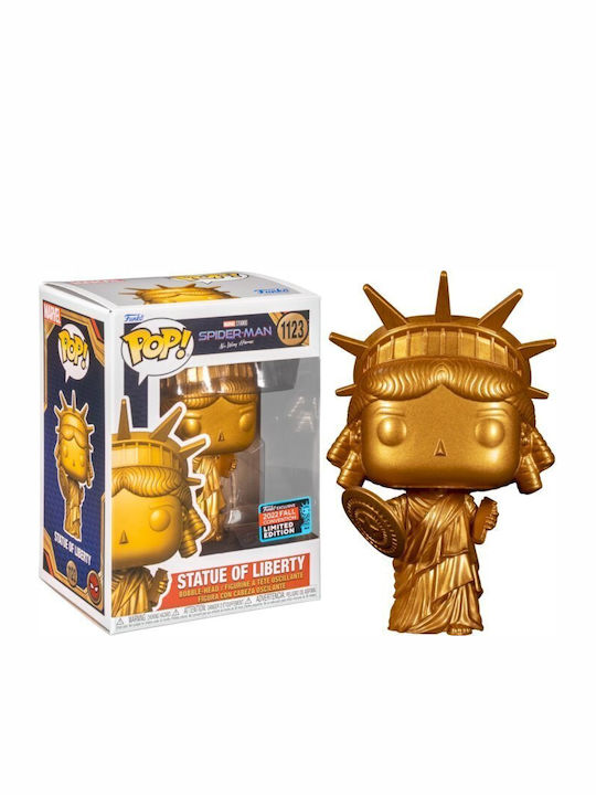 Funko Pop! Marvel: Marvel - No Way Home Statue Liberty Shield 2022 Fall Convention 1123 Bobble-Head Limited Edition