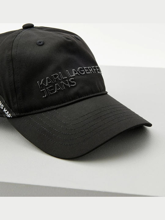 Karl Lagerfeld Jeans Klj Nylon Tape Cap Black