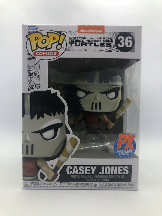 Funko Поп! Комикси: Костенурките нинджа (Teenage Mutant Ninja Turtles) - Casey Jones PX Ексклузивно за Прегледи 36 Ограничено издание