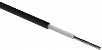 Black Solar Cable Photovoltaic 6mm H1z2z2 K1 1kw