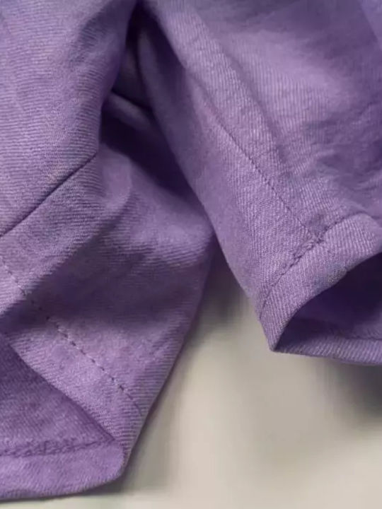 Kids' Set with Shorts Summer 2pcs Purple