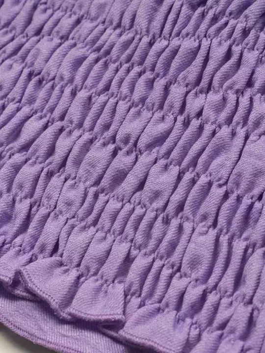 Kids' Set with Shorts Summer 2pcs Purple