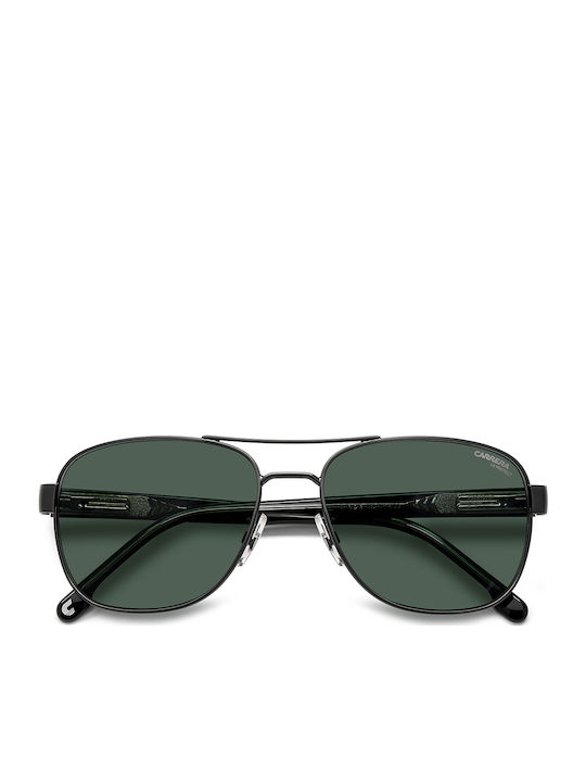 Carrera Unisex Sunglasses With Black Metallic Frame And Grey Lens
