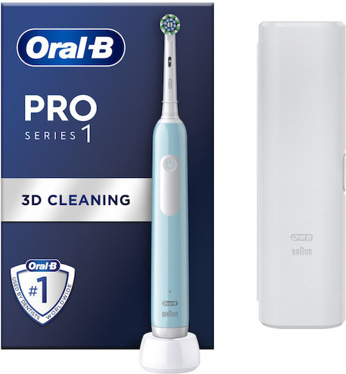 Oral-B Pro Series 1 Elektrische Zahnbürste mit Reisetasche Blau