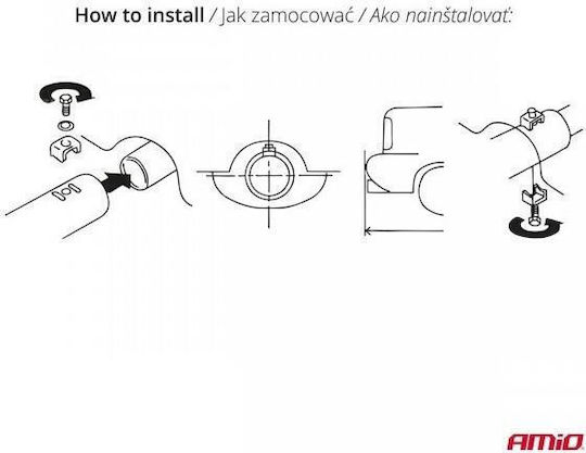 AMiO Exhaust Muffler Universal