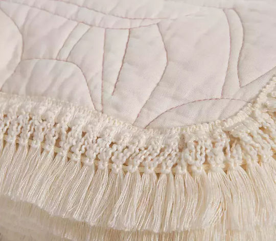 Nef-Nef Homeware Jamal Κουβερλί Υπέρδιπλο Ecru 240x230cm
