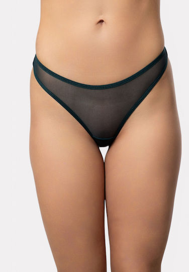CottonHill Shine Strass Женски Секси Прашка Зелен