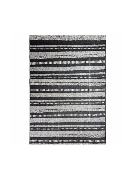 Βιοκαρπέτ Χαλί Καλοκαιρινό Ψάθινο 160x230cm Μαύρο