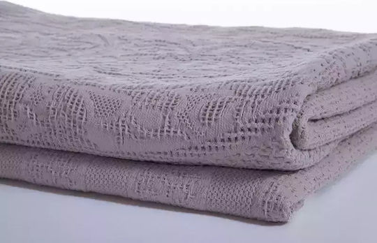 Nef-Nef Homeware Nantia Pătură Supraînălțată 230x250 cm Mauve