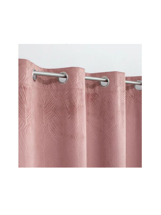 JumT Pink Grommet Curtain 140x260cm