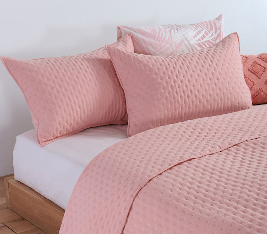 Nef-Nef Homeware Valia Σετ με Φάσα Peach 52x72cm