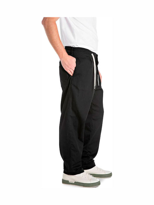 Lanny Pantaloni De Blugi Pentru Bărbați Elastic Tapered Negru