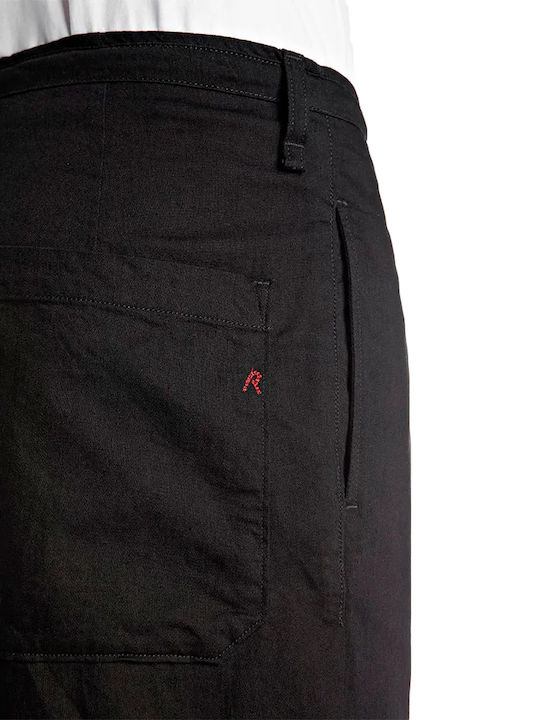 Lanny Pantaloni De Blugi Pentru Bărbați Elastic Tapered Negru